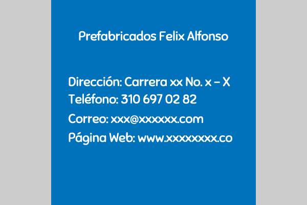 PREFABRICADOS FELIX ALFONSO