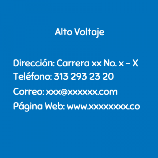 ALTO VOLTAJE